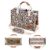 Thalassumbag Canvas Tote Bag for Women with Zipper – Self Standing Work Bag with 15.6 inch Laptop Compartment & 10 Pockets – Padded Crossbody Shoulder Bag for Teacher Nurse Travel