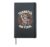 Thankful And Feral Raccoon Thanksgiving Autumn Fall Hardcover Journal, Black
