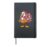 Thanksgiving Cute Turkey Girl Pink Coquette Thankful Fall Hardcover Journal, Black