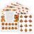 Thanksgiving Find The Turkey Scavenger Hunt Game, 12 Count Number Stickers