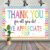 Thank You for All You Do Backdrop Party Decoration Banner