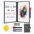 Thayrakn Dry Erase Notebook A4 Portable Whiteboard with 3 Markers & Eraser