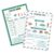 Thboxes 2 Pack Kids Pretend Play Notepads, Boarding Pass & Report Card Set
