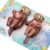 Thboxes 3D Pop Up Anniversary Card with Otters, Envelope & Message Note