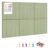 Thboxes Felt Bulletin Board Tiles 36″ x 24″, 6-Pack Cork Board for Office, Pin Board with 30 Pushpins Cork Boards for Office Decor Walls Organizer Classroom Decor, 40 Adhesive Tabs Included – Sage