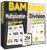 THE BAMBINO TREE Multiplication and Division Facts Bingo Game – 3rd 4th & 5th Grade Educational Math Learning for Classroom & Homeschool
