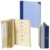 The Folio® Important Document Organizer by Savor | Binder with Guided Labels, Acid-Free File Folder Organizer with 10 Pockets, Document Holder for Home Records, Legal and Medical Papers (Slate/Blue)