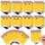 Thenshop 32 Pads Pencil Sticky Notes Bulk Cute Cartoon Teacher Notepads Teacher Appreciation Gifts Self-Adhesive Writing Memo Pages Sticky to Do Notepad for Employee Office Favors Supplies