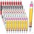 Thenshop 50 Pcs Back to School Pens Bulk Thank You Best Teachers’ Day Gel Ink Ballpoint Pens Inspirational Graduation Theme Party Favors Appreciation Gifts for Office School Work