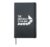 The Obstacle Stoic Philosophy Motivational Hardcover Journal, Black