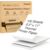 Thermal Printer Paper 8.5 x 11 Inch, Quick-Dry US Letter Thermal Paper, Compatible with M08F M832 Portable Printer, Continuous Perforated Folding Thermal Printer Paper for Office, Contract, 100 sheets