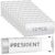 Therwen 12 Pcs Aluminum Office Name Plate Holder for Door Wall Mount 8” x 3” Business Sign Holder Office Door Sign Sturdy Curved with Plastic Film and Adhesive Tape (Silver)