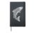 The Viking’s Catch – Celtic & Nordic Fishing Hardcover Journal, Black