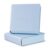 Thickened Color Brick Notebook, A5 720 Pages Hardcover Journal with PU Leather Cover, 80GSM Ink-Resistant Paper, Ribbon Bookmark & Elastic Pen Holder, Cute Diary Planner for Notes, Lists (Blue)