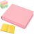 Thickened Color Brick Notebook, A5 Super Thick Hardcover Journal, 720 Pages Color Brick Book, 80GSM Bleedproof Paper Thick Journal, Soft PU Leather Notebook for Notes, Lists (Pink)