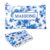 Thickened Mahjong Tile Bag with Zipper, Fits 1.2 Inch Tiles, Holds 166 American Mahjong Tiles, Portable Mahjong Carrying Pouch for Tile Storage Organization, Blue