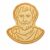 Thinking Aristotle Cookie Cutter & Stamp, Fondant & Clay – 4×3.5″