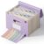 ThinkTex 12 Pocket Accordion File Organizer, Large Capacity Wheat Straw Expanding File Folder, Letter/A4 Document Holder for Bills, Receipts, Taxes, School, Office, Home-Lavender Purple