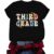 Third Grade Teacher Shirt for Women Elementary School Teacher Shirts Cute Teach s Tees Casual Tops Black