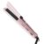 Thirtek Hair Straightener 1 Inch Flat Iron and Curler 2 in 1 Ceramic Straightener for Smooth Shiny Hair 15 Level Temperature Control Fast Heating Dual Voltage Floating Plates (Pink)