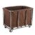 This Heavy Duty Laundry Cart with Wheels, Large Rolling Hamper, Removable Liner Bag, 12 Bushel Capacity, Commercial and Household Use, 440 lbs Load Capacity