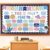 This is Your Year Bulletin Board Set Outer Space Galaxy Welcome Back to School Classroom Bulletin Board Inspirational Planet Astronaut Rocket Cutouts for School Chalkboard Wall Door Decor Supply