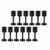 Thonlai 12 Pcs Mini Traffic Light Toy Set for Kids Learning Play Safe Road Signals 4.57×1.77×1.18in