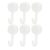 Thonlai E18 Magnetic Hooks Strong Heavy Duty Magnet Hook for Garage Storage 6PCS N52 0-5kg Pull Off Force