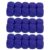 Thonlai Educational 16MM Dice Set 30PCS Plastic Cubes for DIY Sticker Math Teaching (Blue)
