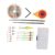Thonlai Ice Fishing Rod Kit Mini Lightweight Portable Accessories for Rivers Lakes and Reservoirs ABS EVA High Carbon Steel 105g (Yellow Color)