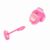 Thonlai Kids Vacuum Cleaner Toy Interactive Educational Cleaning Fun for Home Playtime Pink 1pc