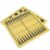 Thonlai Wooden Dual Purpose Checkerboard Set for Chess Backgammon Draughts 2Pcs 11.6×11.6in Complete Set