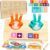 Thothyer Preschool Learning Toys for Toddlers 2-5, 2 in 1 Educational Learning Toys-Math Manipulatives Number Counting Blocks for Kids, Montessori Toys for 3 4 5 Year Old Boys Girls Birthday Gifts