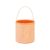 THOVSMOON Halloween Candy Bucket, Orange Gingham