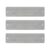 Three by Three Magnetic Strip Bulletin Board, Set of 3, Stainless, 12×3 in