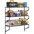 ThreeHio 3 Pack Garage Wall Shelving, Heavy Duty Garage Shelves Wall Mount, Hanging Storage Rack Wire Shelving for Garage Organization Tool Organizer, Floating Shelves for Laundry Living Room Study