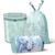 Thryoss Jasmine Scented Small Garbage Bags,Trash Bags 4 gallon Drawstring For Bathroom,Office,Bedroom,Car,Suitable for 2-4 gallon trash can,colorful Print,purple,50 Counts