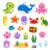 Thryvomniq Baby Dinosaur Under the Sea Felt Story Set with Hook Dots