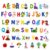Thryvomniq Dr. Seuss’s ABC Felt Story Pieces with Hook and Loop Fasteners