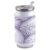 T&H XHome Conch 14oz Stainless Steel Tumbler with Lid & Straw-Double Wall Vacuum Insulated Travel Mug Coastal Sea Snail Ocean Summer Plaid Purple Water Bottle Coffee Beverage Drinks Cup