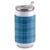 T&H XHome Modern Plaid 10oz Stainless Steel Tumbler with Lid & Straw-Double Wall Vacuum Insulated Travel Mug Classic Buffalo Blue Teal Check Water Bottle Coffee Beverage Drinks Cup