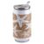 T&H XHome Starfish 14oz Stainless Steel Tumbler with Lid & Straw-Double Wall Vacuum Insulated Travel Mug Coastal Starfish Sea Snail Coral Plaid Brown Water Bottle Coffee Beverage Drinks Cup