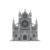 TIANSTO Gothic Cathedral Facade Building Blocks Set MOC-199891 for Ages 16+
