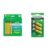 Ticonderoga My First Short Triangular Wood-Cased Pencils, 2 HB Soft, 12 Count Erasers, Pencil Shaped, 3-Pack Bundle