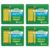 Ticonderoga My First Short Triangular Wood-Cased Pencils, #2 HB Soft, Yellow, 36-Count Pack, Set of 4 Packs
