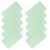 TIDTALEO 100pcs Green Blank Note Cards 3×2 Inch Heavyweight Paper with Rounded Corners and Matte Surface, Versatile Tiny Cards for Memo Notes and Classroom Sessions