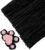 Tiehuoxia 200pcs Pipe Cleaners [Black] Thick Chenille Stems for DIY Crafts & Art Projects, Beginner’s Manual Included