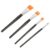 TIKODIDA Artist Comb Brush Set Suitable for Textured Strokes and Lessening Hand Strain 4pcs Serrated Comb Shape with Wood and Plastic Handle for Acrylic and Watercolor Painting