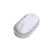 Tile Cleaning Brush with Handle, Sponge Scrubber for Kitchen & Bath (White)