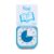 Time Timer 3 Inch Visual Timer – 60-Minute Quiet Portable Countdown Timer for Kids, Teachers, Students & Adults – Helps with Focus, Transitions, ADHD, Autism & Time Blindness – (Blue & White)
